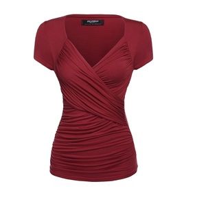 Women’s Red Top by ZeaGoo